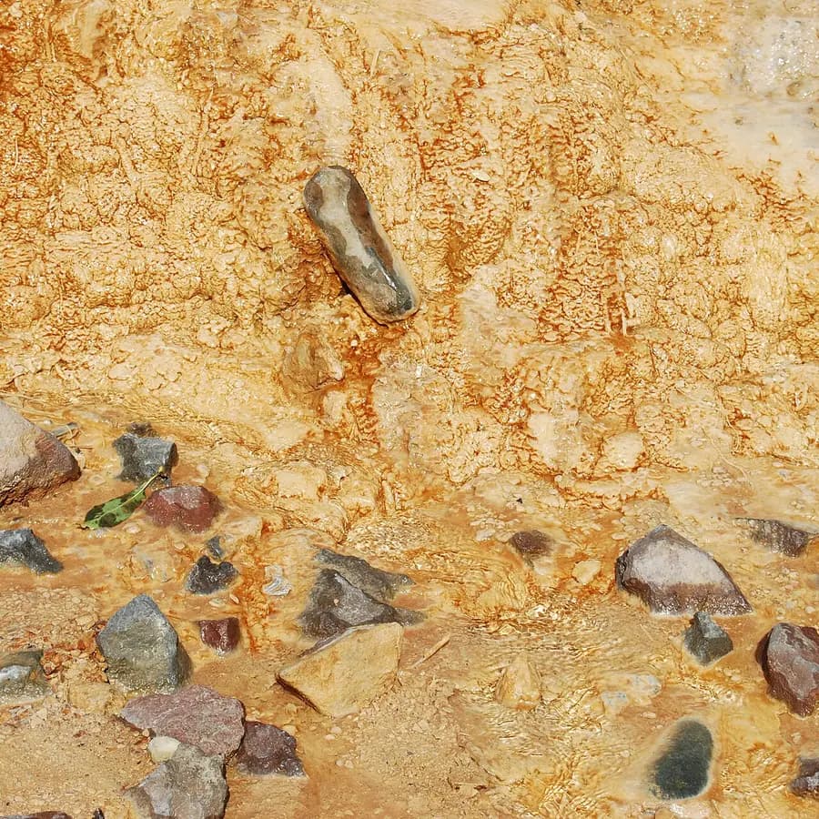 Natural travertine